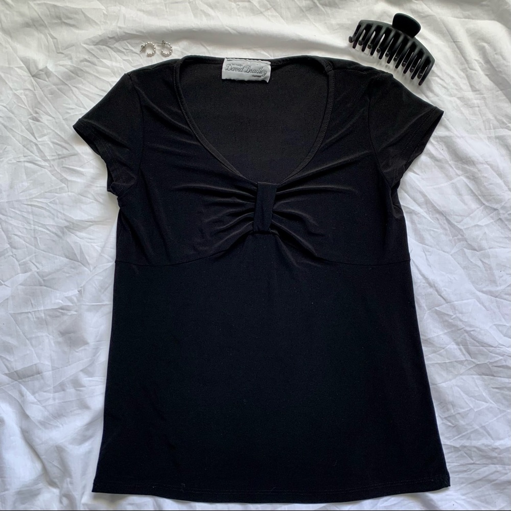 Cinched Front Y2K Inspired Tee